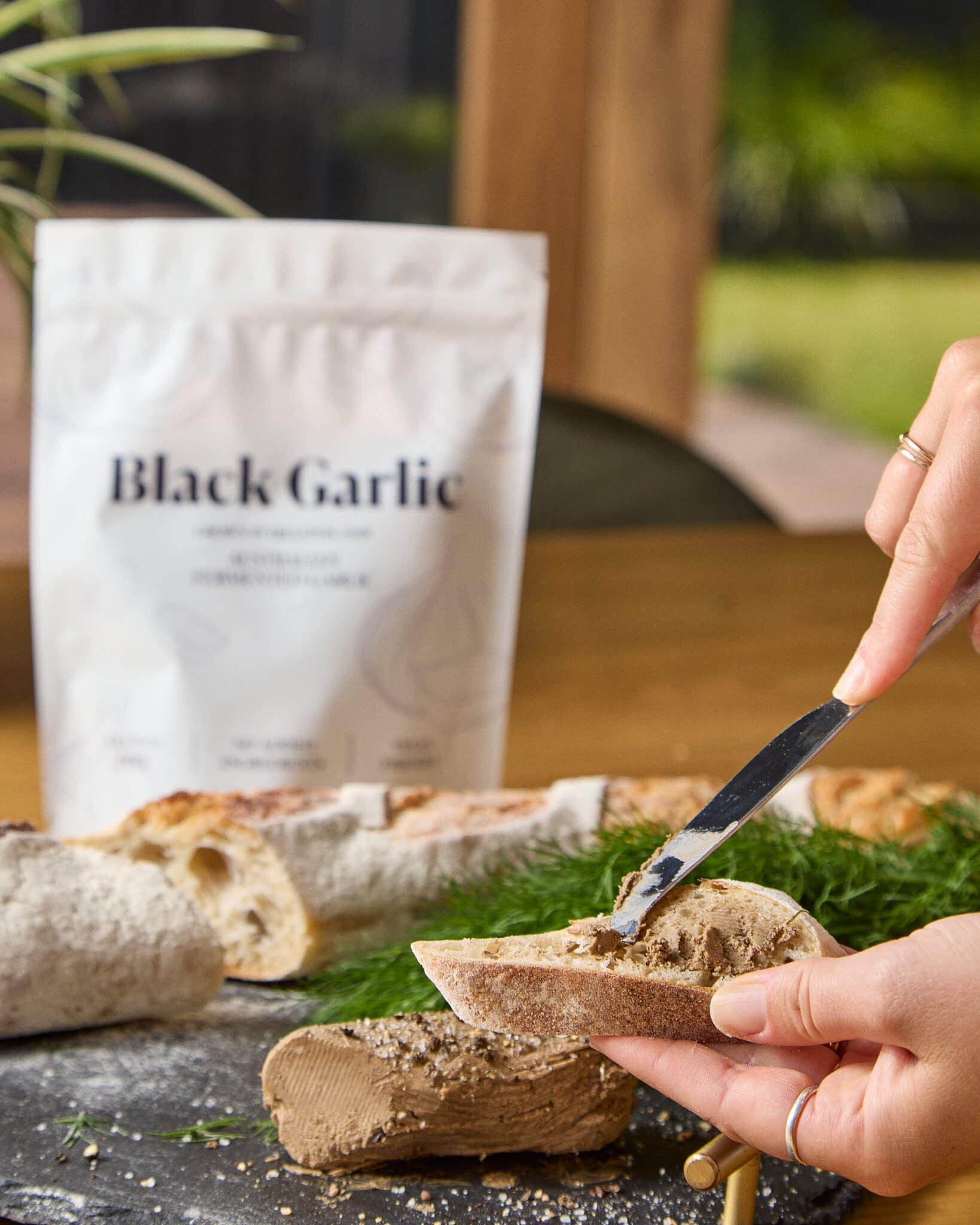 Black Garlic Cream Cheese